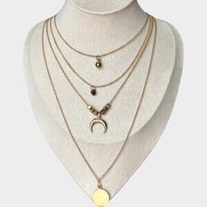Vintage Multilayer Gold Necklace